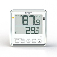 Электронный термогигрометр RST S415 pro  с большим дисплеем, белый