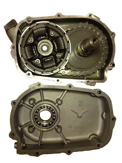 Понижающий редуктор Lifan 182F-192F, KP460, KP500 с автоматическим сцеплением 1:2 (выходной вал 22 мм)