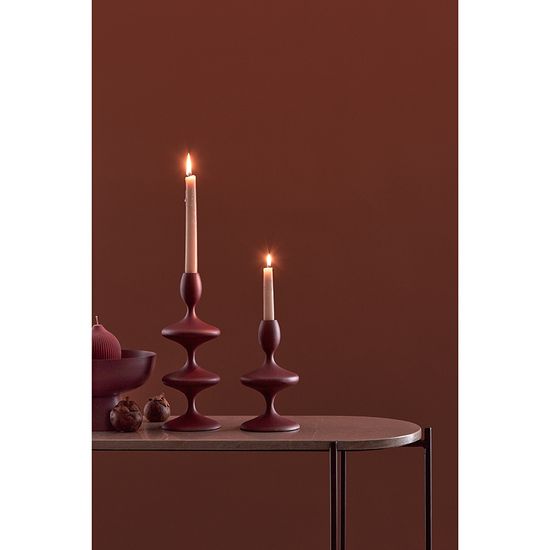 Подсвечник vivlend, 29 см,  винный