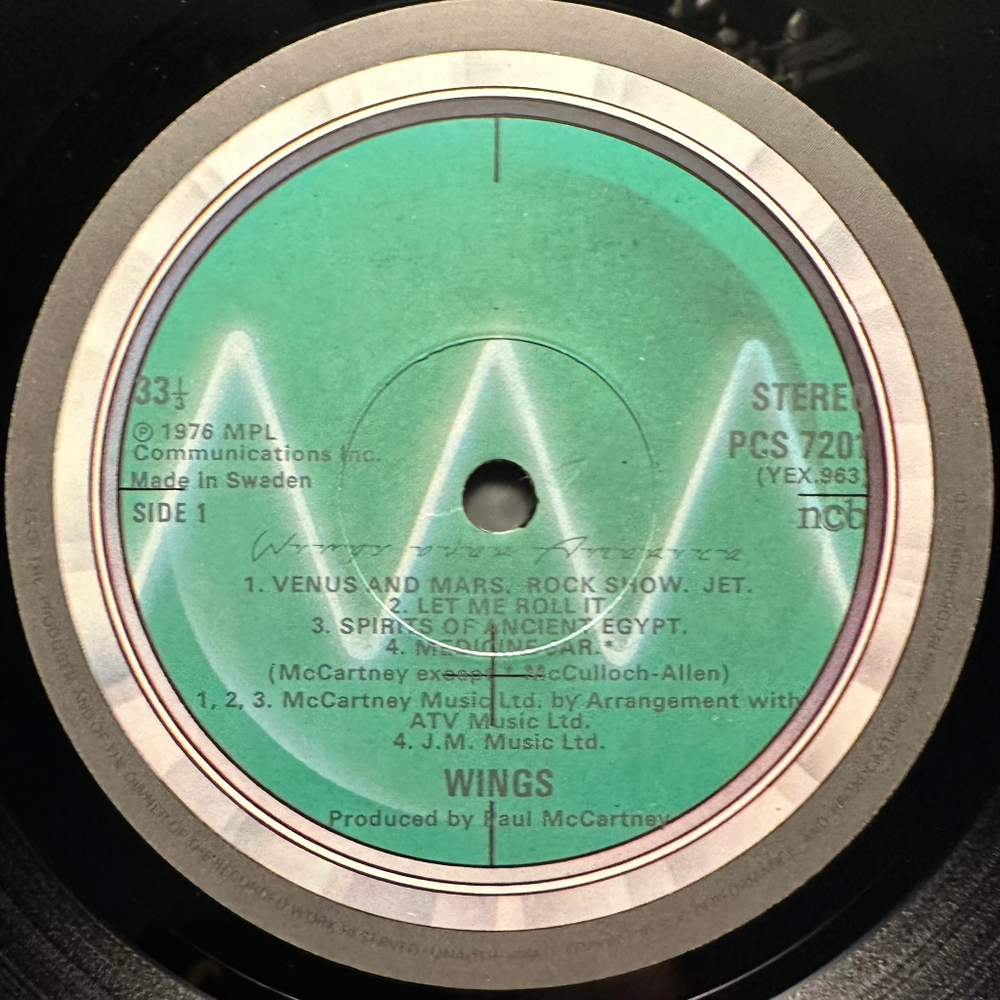 Wings - Wings Over America 3LP (Швеция 1976г.)
