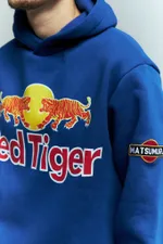 Худи by Matsumura Red Tiger Синий