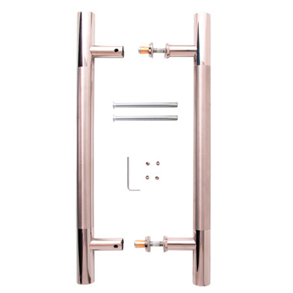 Ручка скоба офисная AVERS HC-0920-25/300-inox-NIS/NI мат никель/блест покр