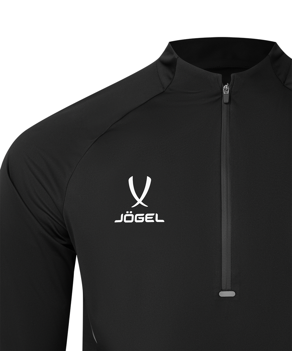 Джемпер ветрозащитный JÖGEL PREMIER PerFormPROOF 1/4 Zip Wind Top, черный