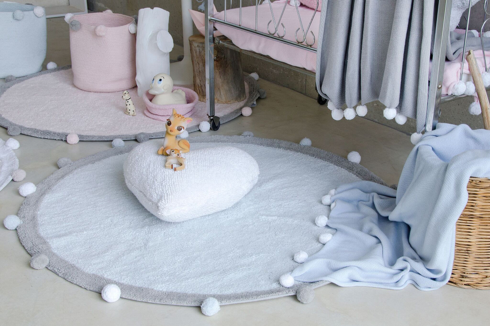 Ковер Lorena Canals Bubbly Soft Blue (120Ø см)