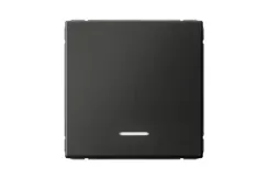 Выключатель Systeme Electric ARTGALLERY 1-клавишный с индикатором базальт 39369