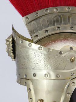 Nautical Шлем преторианский с красным плюмажем