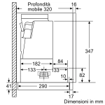 Встраиваемая вытяжка Bosch DFR067T51