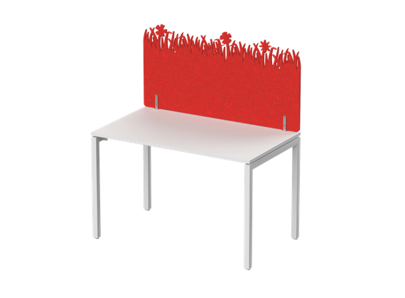 Экран фронтальный / боковой, с декором &quot;Зеленая поляна&quot;, без фурнитуры 70х1,2х60