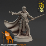 Человек Воин Паладин Варвар Файтер Рыцарь миниатюра для dnd, днд, pathfinder, фентези, Настольная игра, НРИ, Варгейм, РПГ