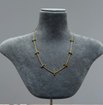 Цепочка ШИПЫ gold