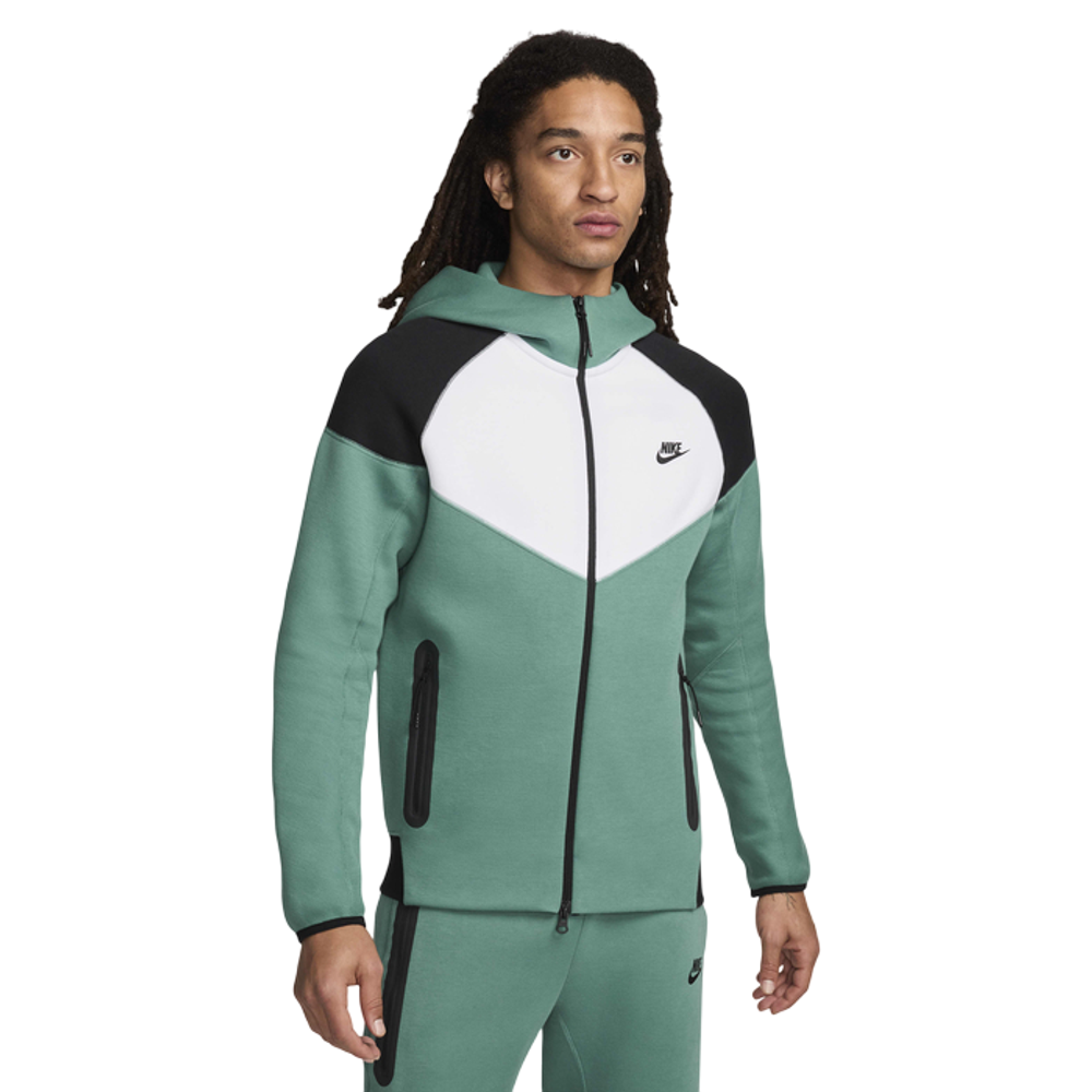 Зип Худи Nike Tech Fleece 2023 Black/Green/White