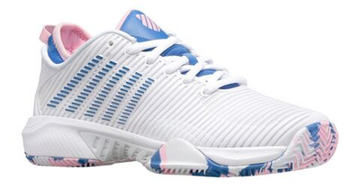Женские Кроссовки теннисные K-Swiss Hypercourt Supreme HB Women - white/sapphire/pink