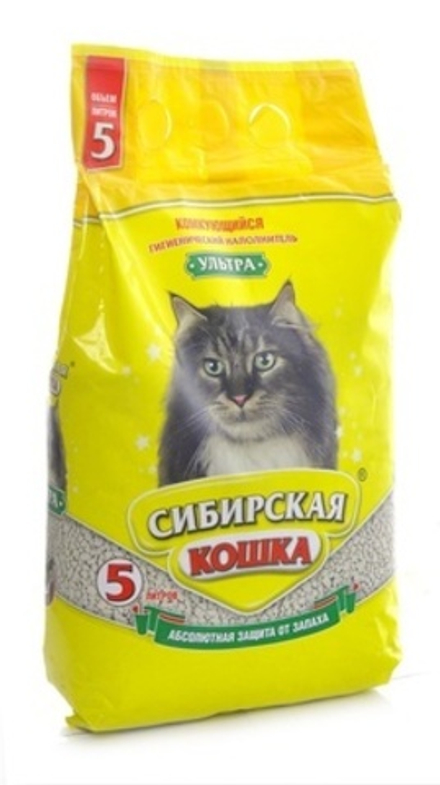 Сибирская Кошка Наполнитель комкуюшийся Ультра