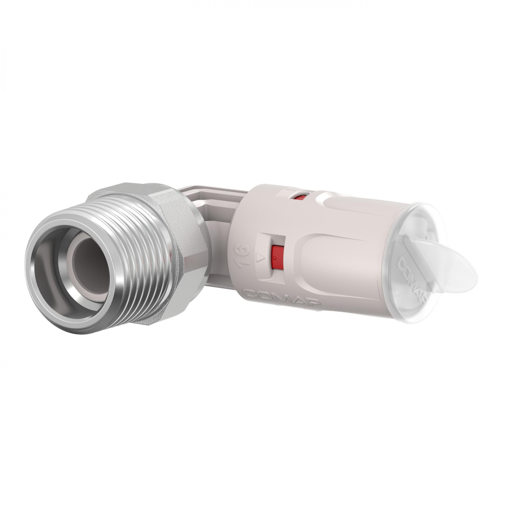 Уголок Comap 90° с наружой резьбой 20x2* х M1/2* (PUSH)
