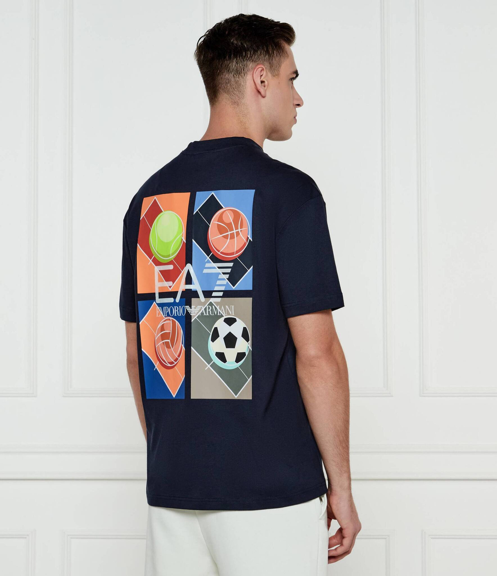 Футболка EA7 - темно-синий(7M000009 AF11970)