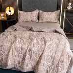 Комплект постельного белья Сатин с Одеялом 100% хлопок 160x80 на резинке OBR130