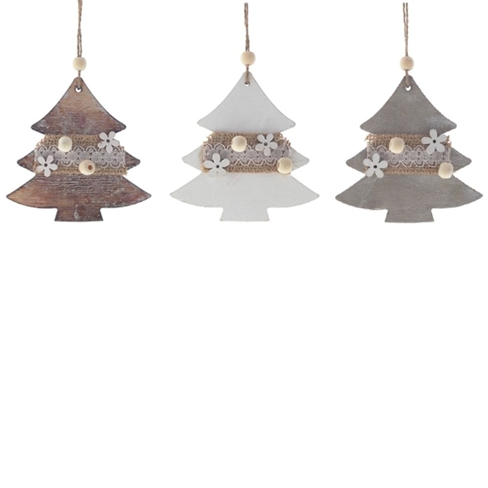 GAEM Украшение новогоднее, "Елочка", L10 W2 H10,5 см, 3в.