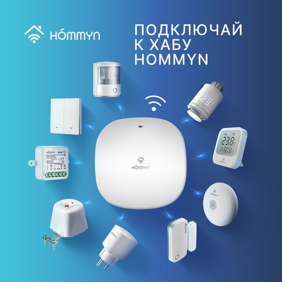 Блок управления (шлюз) HOMMYN Hub HH-01 купить в Москве и Московской области по низкой цене с доставкой по России — (4) Блок управления (шлюз) HOMMYN Hub HH-01 — (4)