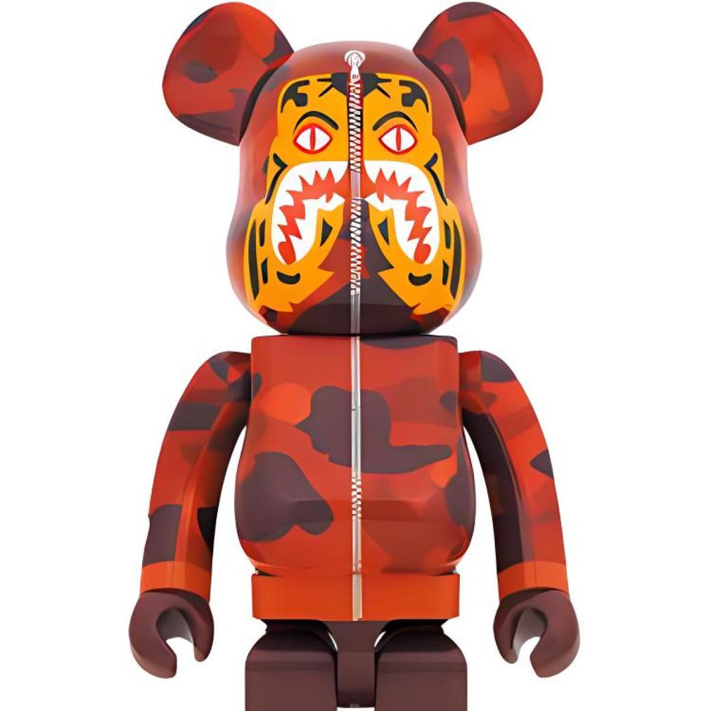 Дизайнерские игрушки BE@RBRICK x BAPR(R) 1000% CAMO TIGER 70cm, 3438664-640481185