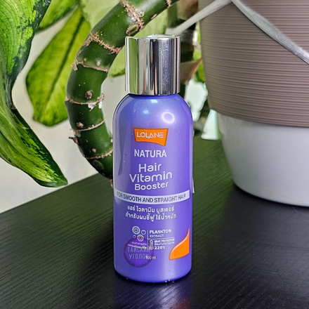Свыворотка бустер LOLANE для волос Для гладких и прямых 100 мл фиолетовая