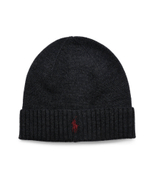 хлопковая шапка POLO RALPH LAUREN - графитовый(710886137)