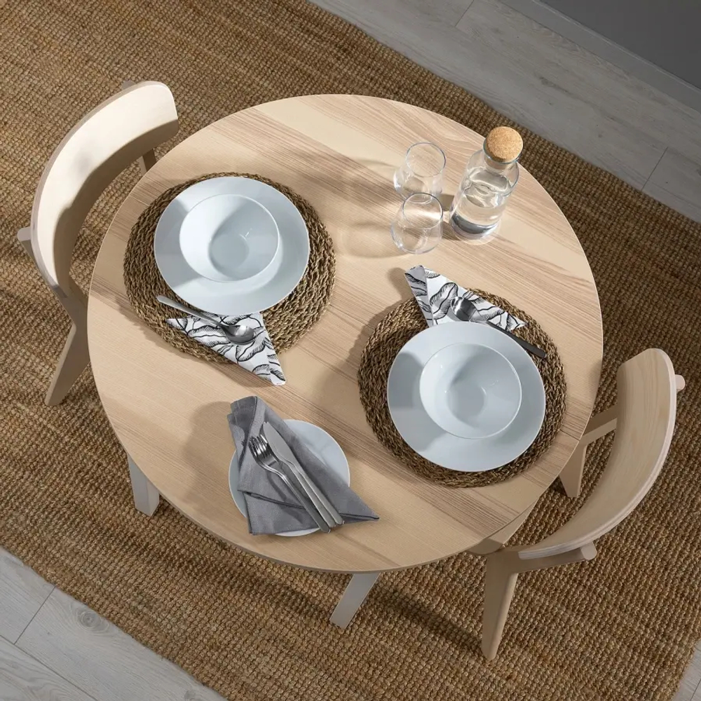 Раздвижной стол - IKEA GAPERHULT/ГАПЕРХУЛЬТ ИКЕА, 90/120х75 см, светло-коричневый/белый