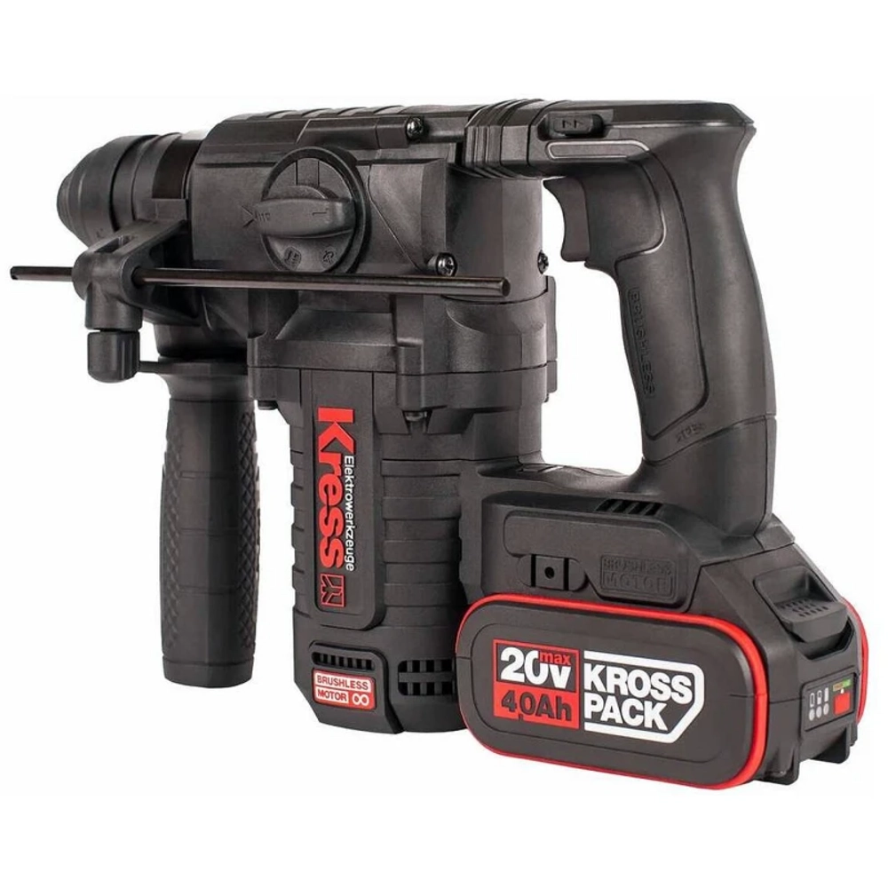 Kress KU390.4 перфоратор аккумуляторный бесщеточный (2 x 4 Ач, ЗУ)