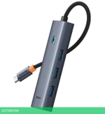 USB-хаб Baseus BS-OH108 Space Grey (B0005280A813-03)