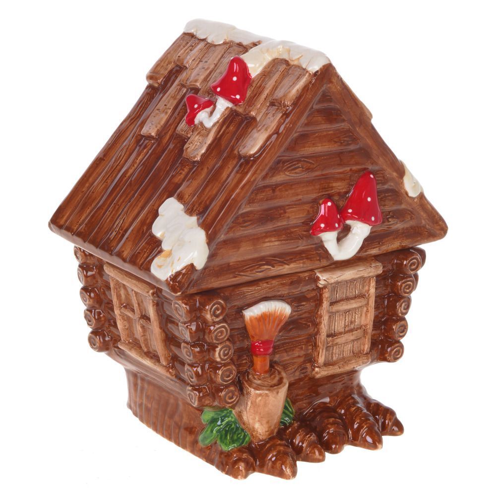 GAEM Конфетница "Избушка",, 1600 мл, L22 W17 H26 см