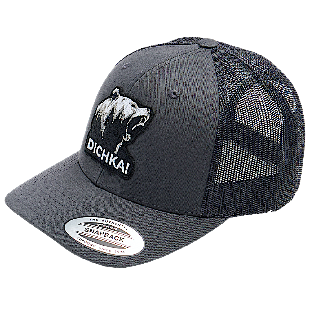 Бейсболка Narval Dichka! Roar Rawcut Black&White с сеткой 6P -