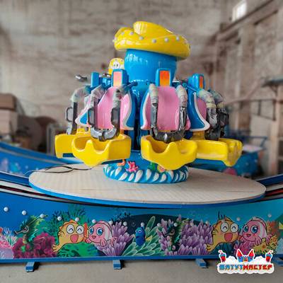 Летающая машина с подсветкой «Галактика», 8 мест, 9×3×3,5 м