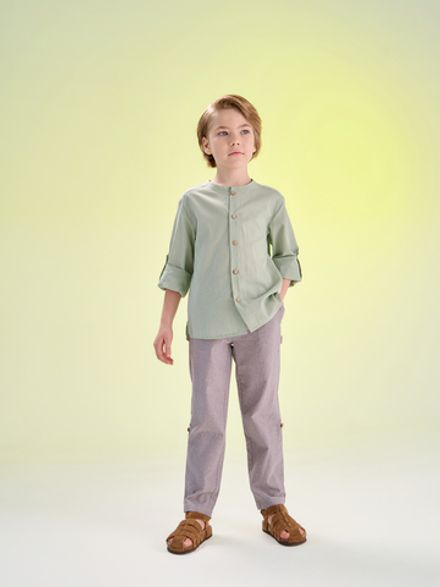 Брюки хлопковые "Какао"