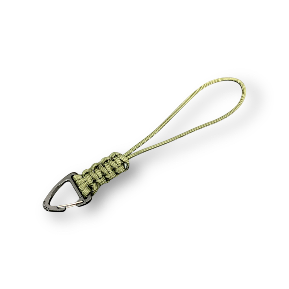 Темляк Из Паракорда С Карабином Оливковый / 20 см | ATRIBUTICASTORE.RU