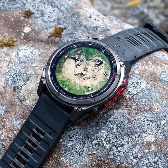 Умные часы Garmin Fenix 8 Pro MicroLED 51 мм, сапфировое стекло, титановый корпус Carbon Gray DLC, черно-серый ремешок