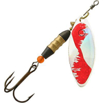 Блесна для рыбалки AQUA LONG 07,0g, лепесток № 2, цвет LO-02 (серебро, синий, черный), 1 штука