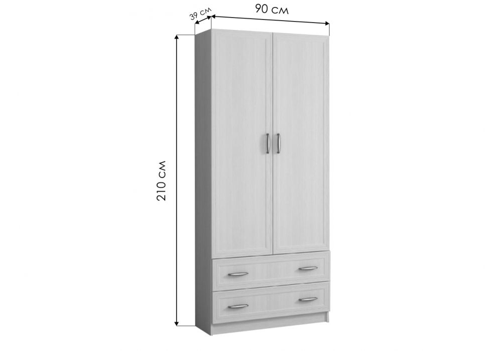 Шкаф двухдверный Колибри бодега