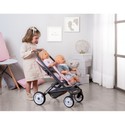 прогулочная ,игрушечная коляска для двух кукол, двойни Smoby Maxi Cosi Quinny