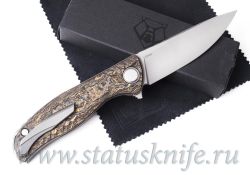 Нож Широгоров F3 NS Elmax Red Orange CF MRBSфотография - 2