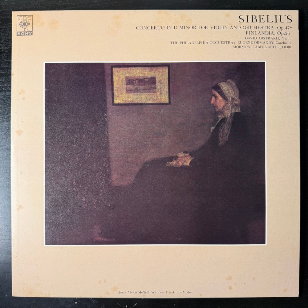 Виниловая пластинка Сибелиус - Концерт для скрипки с оркестром / "Финляндия" LP