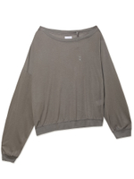 Толстовка Без Капюшона One-shoulder Oversized Sweatshirt