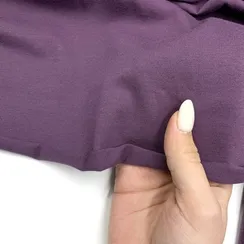 Хлопок кулирка фиолетовый 15*15 см