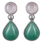 Серьги Possebon Q.Rose, Q.Verde A0738.7.17 S