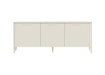 Тумба Type 3 двери ширина 180 см (молочный)