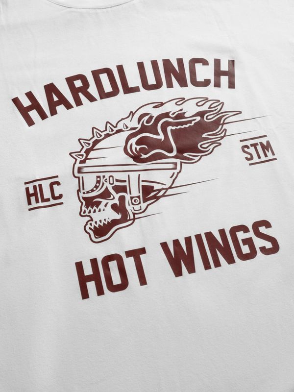 Футболка оверсайз Hot wings белая - фото 15