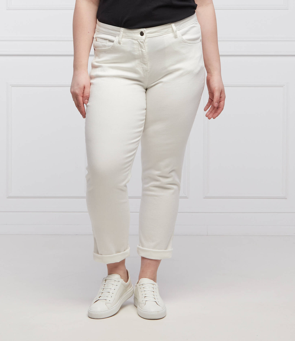 штаны rafia plus size Persona by Marina Rinaldi - белый(1131162)