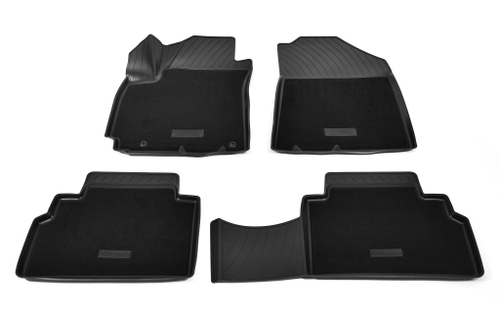 Ковры в салон Norplast/Unidec для Kia Soul в кузове SK (2019-), Черный, арт.NPA11-C43-710-CM