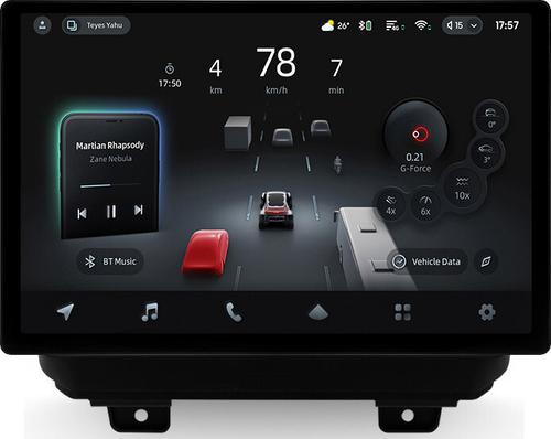 Магнитола для Jeep Wrangler 4 JL 2018+ - Teyes CC4-PRO монитор 13" 2K QLED на Android 13, Быстрейшая, Snapdragon 778G, ИИ, CarPlay, DSP, 4G SIM-слот