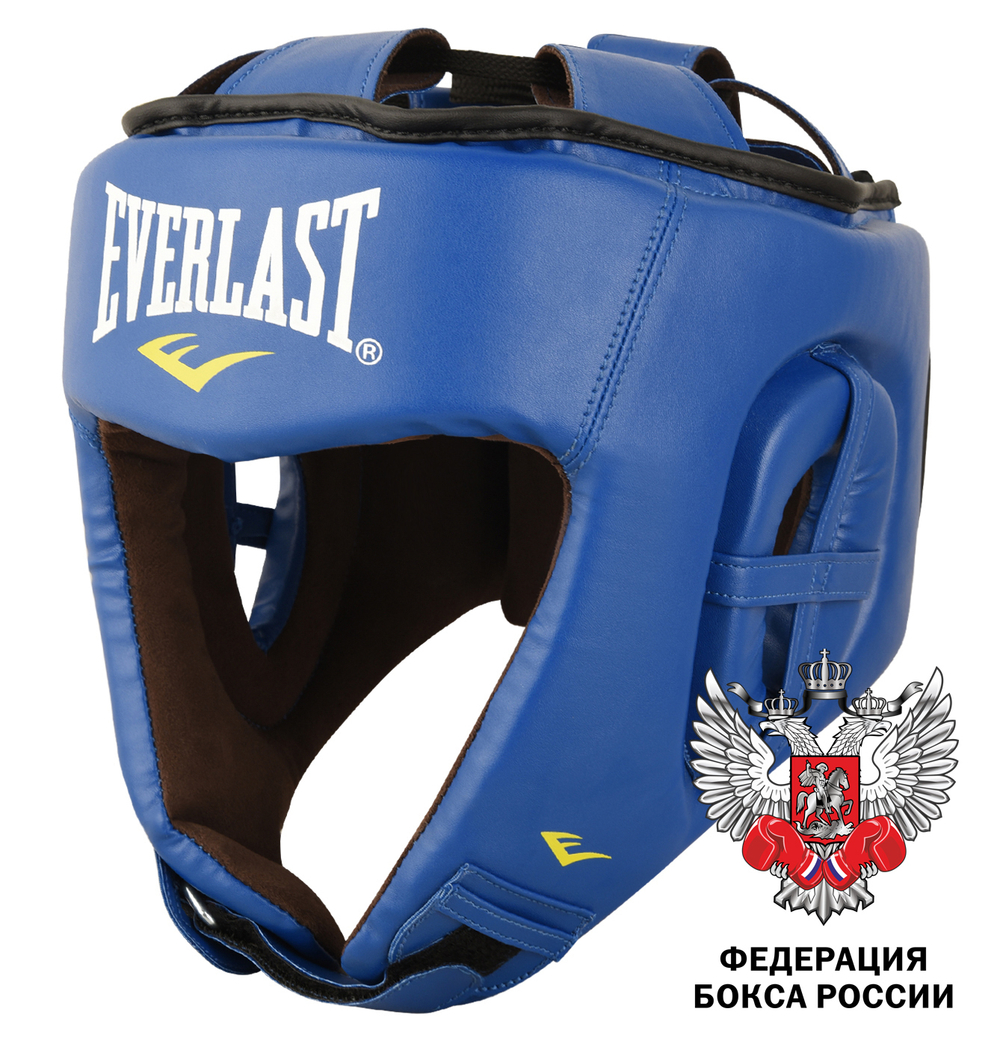 Шлем Everlast Amateur Competition PU FBR/Синий/L