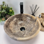 Раковина из оникса Bowl Grey TinLip BO-62932 40*40*15 44