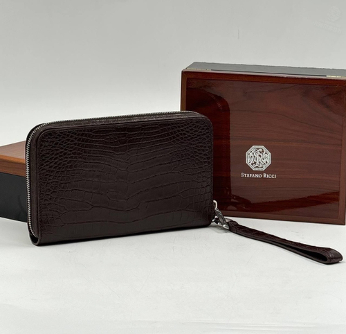 Портмоне Stefano Ricci из кожи крокодила